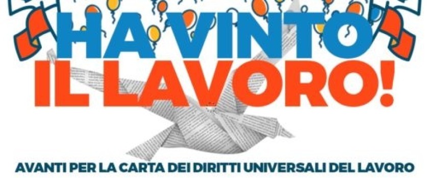 Avanti per la Carta dei diritti universali del lavoro